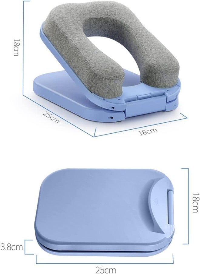 KIDWILL Nap Pillow, Soft Memory Foam Neck Pillow for Travelling, Car Neck Rest Pillow for Student/office Worker, Breathable Sleep, Classroom Nap Pillows, Neck Protector & Anti-Humpback Foldable Pillow - Image 2